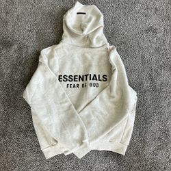 Essentials White medium hoodie