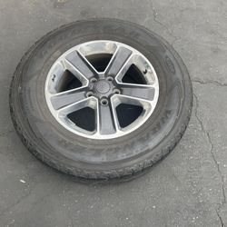 1 - 255/70r18 Jeep Wrangler Sahara JL 2019 Rims Wheels 5x5 5x127 With Tires !
