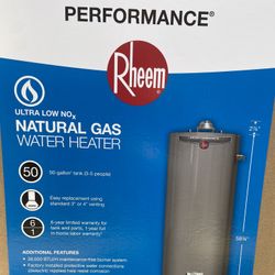 Rheem 50 Gallon Gas Water Heater