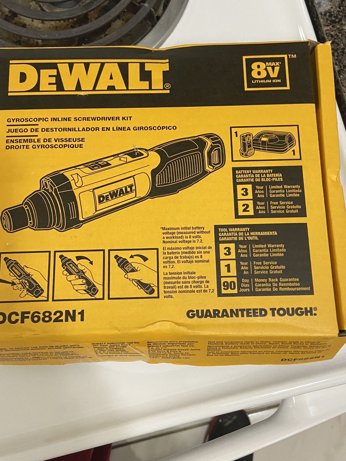 dewalt gyroscopic screwdriver kit