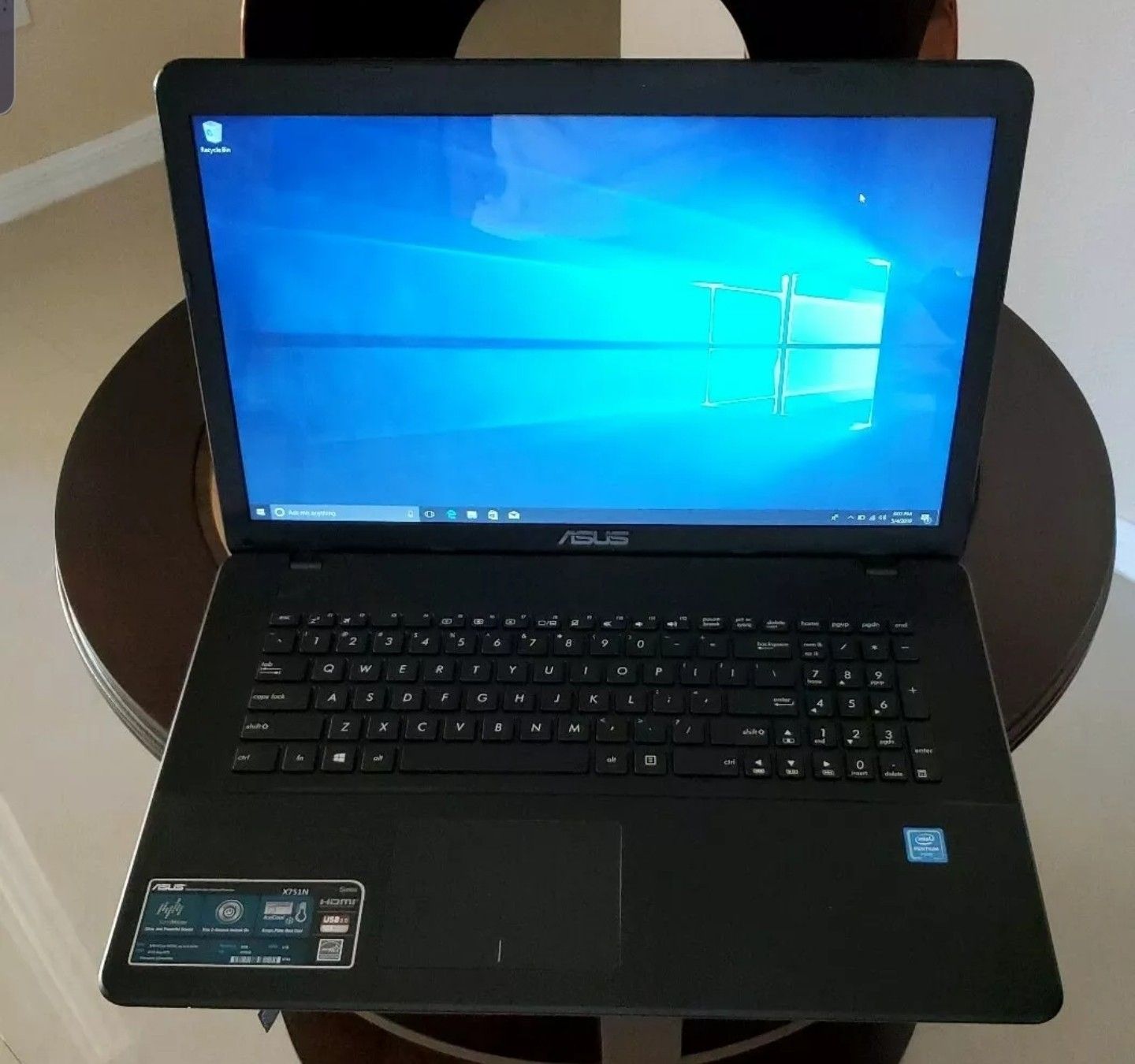 Asus X751N Series Quad Core 8GB RAM 1TB HDD