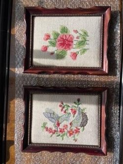 Vintage Needlepoint  Embroidery 