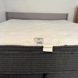 King Mattress W/ Foam Topper