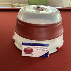 Collapsible Cake and Cupcake Carrier