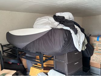 King Size Mattress, Topper and Bed Frame!