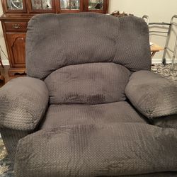 Fair Condition Slate Grey Recliner