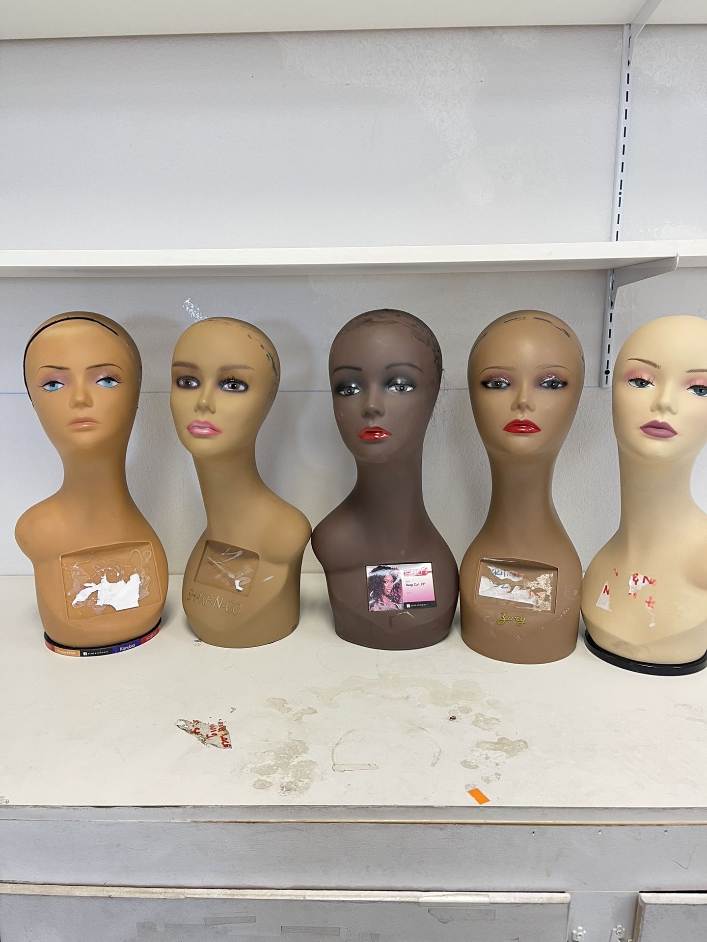 Mannequin Head Display For Wigs