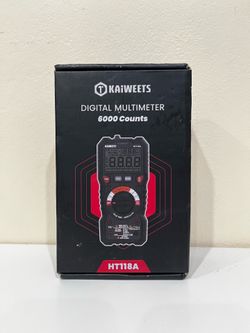KAIWEETS HT118A Digital Multimeter – 6000 Counts True RMS