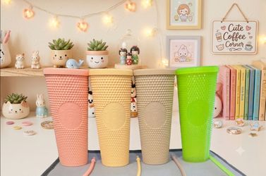 Starbucks Studded Tumbler Cups Set of 4