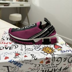 Dolce & Gabbana Sorrento Bassa Maglina Tech Knit Sneakers