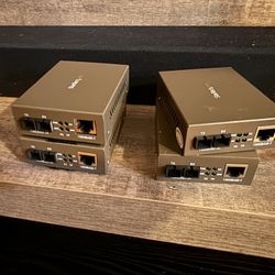 Gigabit Ethernet to SC Fiber Converter 550m