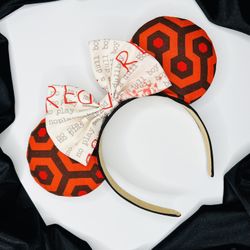 The Shinning Redrum Minnie Ears 