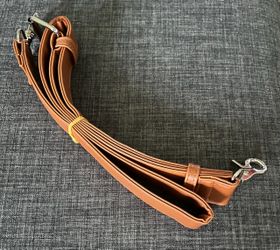 Pleather Strap with metal snaps