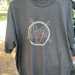 Slayer black band tee