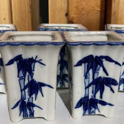 Oriantal Asian Plant Pots 