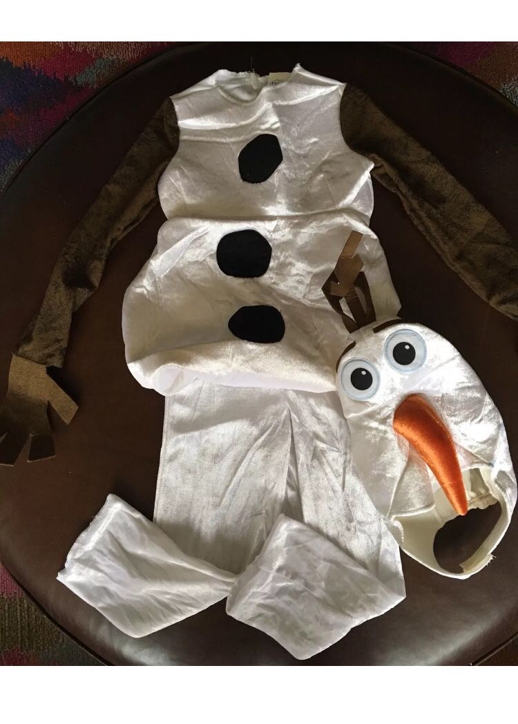 Olaf snowman Disney frozen Halloween costume 3-4