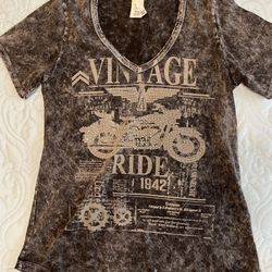 ‘Vintage Ride’ Motorcycle T-Shirt
