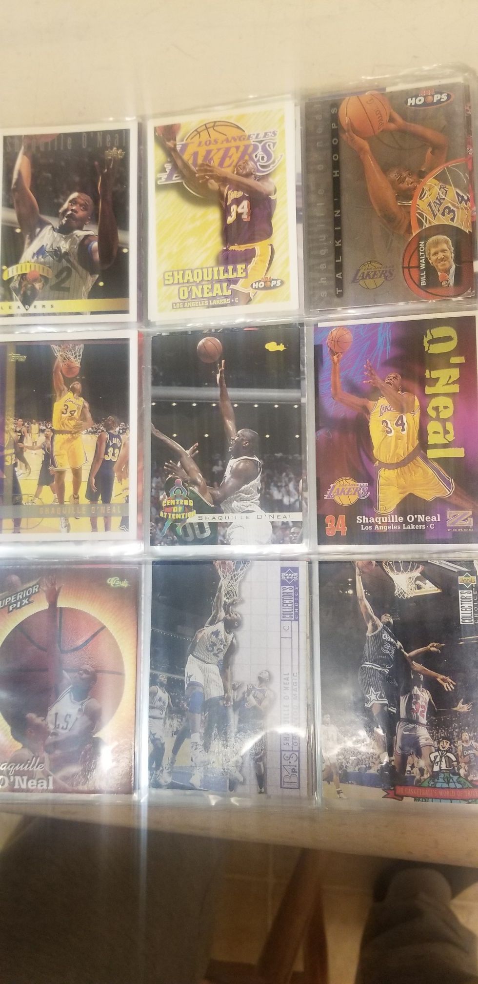 40 shaquille o'neal sport cards