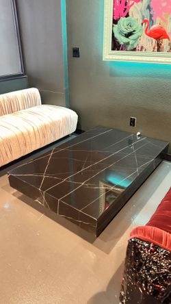 Black Marble Coffee Table 