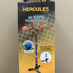 Hercules Flute/Clarinet stand with Bag