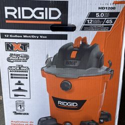 RIDGID 12 Gallon Vacuum 5.0 HP