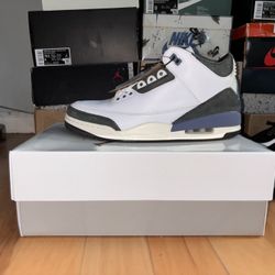 Jordan 3 Diffused Blue Sz 10 Ds