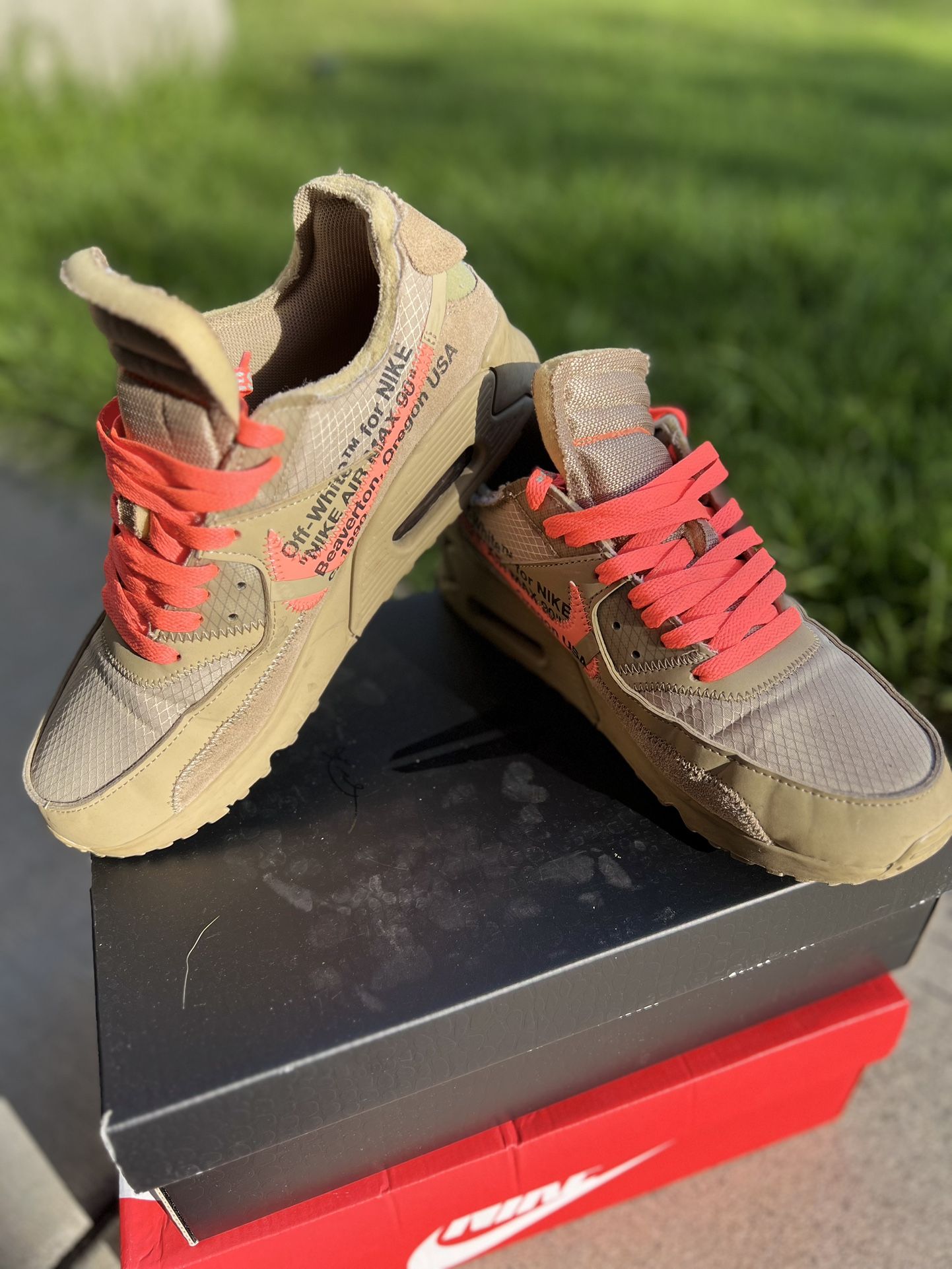 Nike Air Max 90 Off-White Desert Ore -9.5M