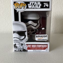 Star Wars Funko #74 First Order Trooper Amazon Exclusive