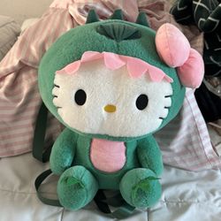 Hello Kitty Dinosaur Backpack 