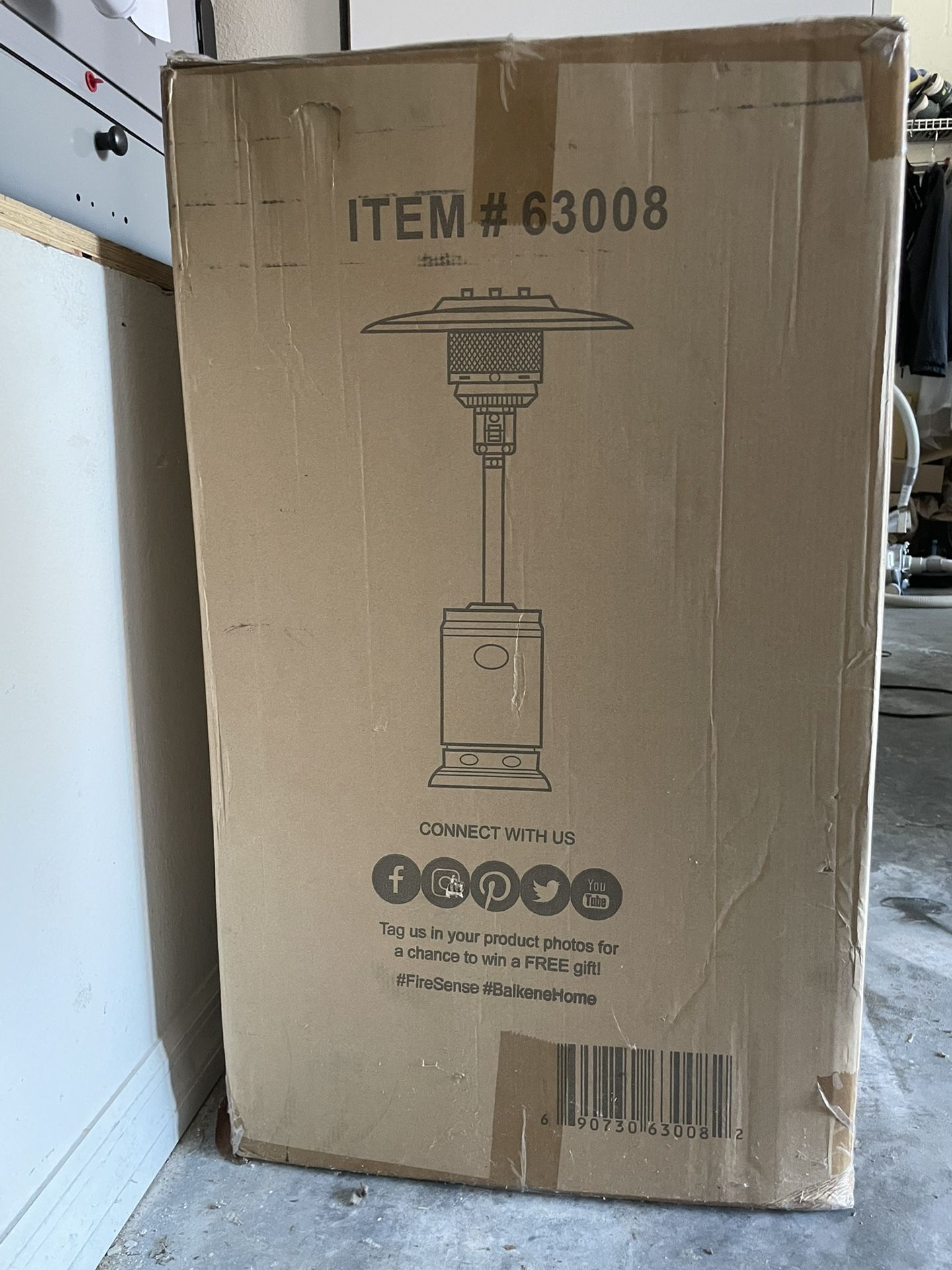 Patio Heater - Aged Chestnut Finish