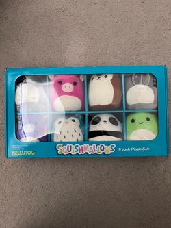 RARE Squishmallows Plush 8-Pack 5" Rocky Zeena Tally Stefana Stanley Danny