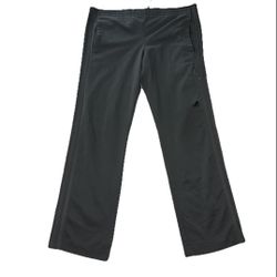 Adidas Track Pants 3-Stripes Sweatpants Mens Medium Charcoal Gray 