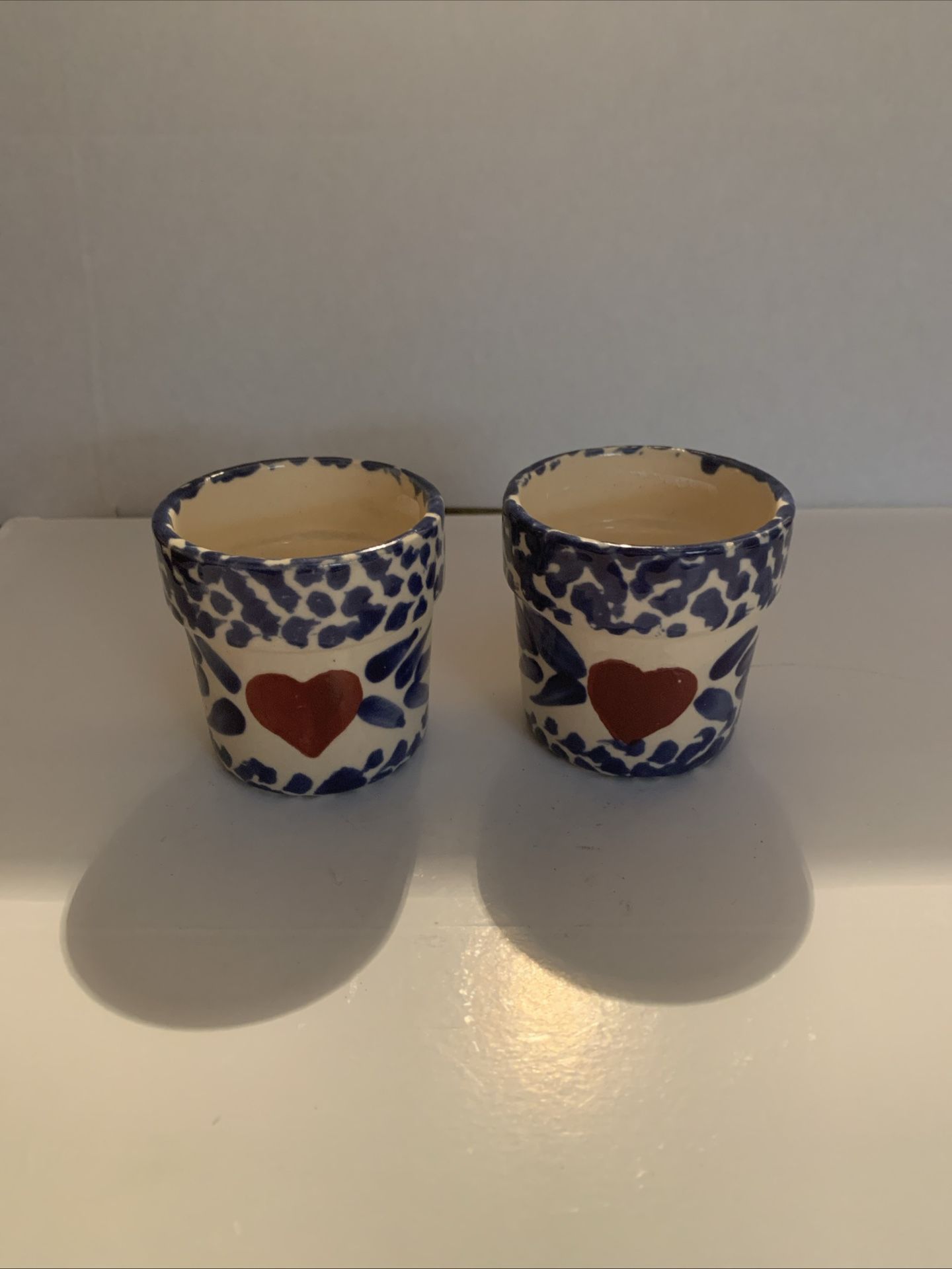 Heritage Pottery Heart Votive Candle Holder, 2-1/2",