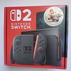 Brand New Nintendo Switch 2 Bundle With Mario Kart Game
