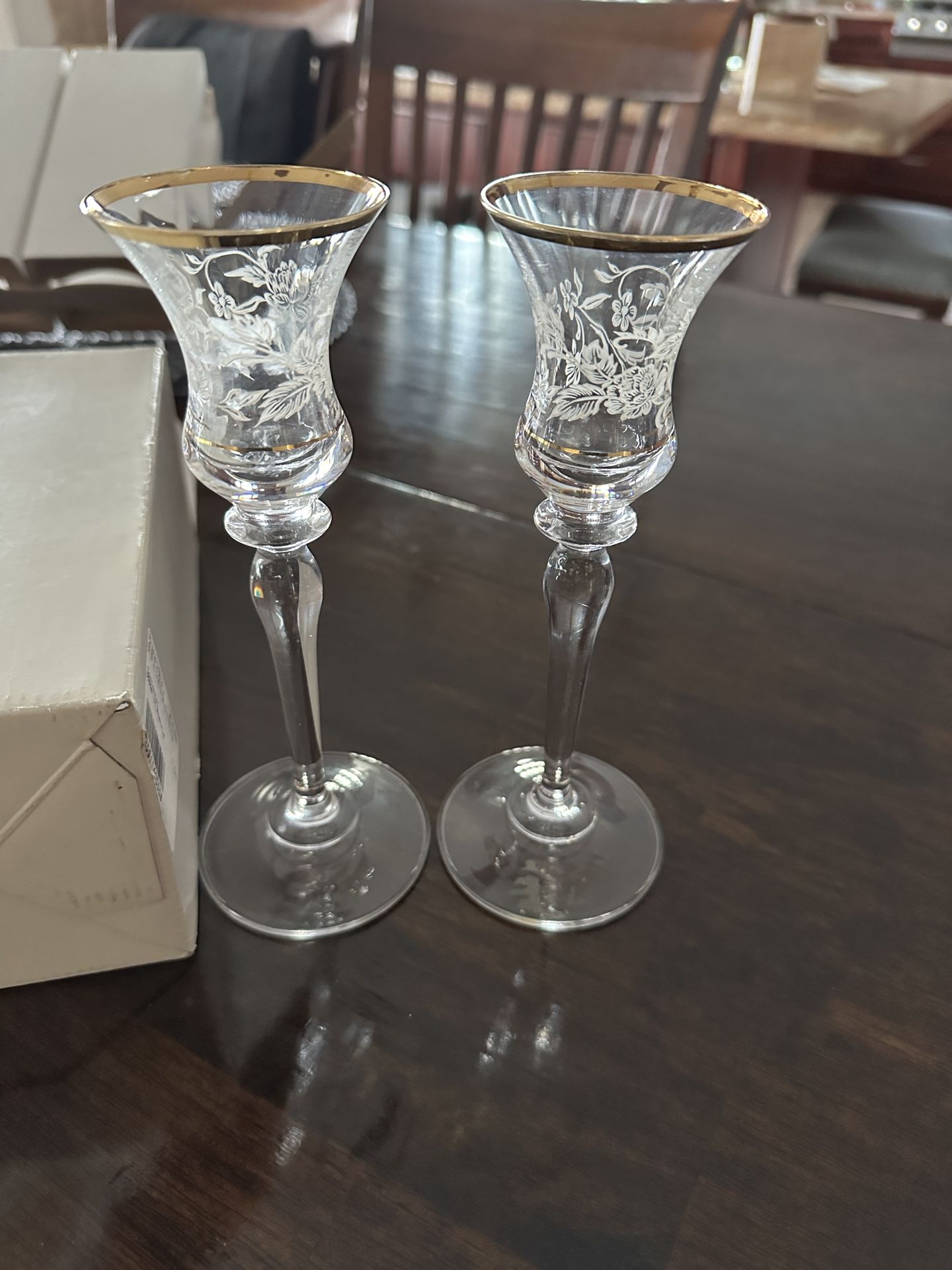 Pair of Mikasa Candle Holders Reduced