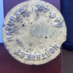 Vintage steel nw natural gas  pipe cover