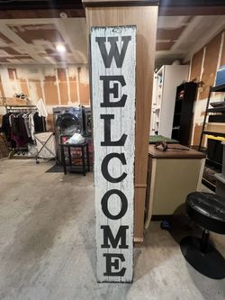 welcome sign