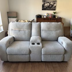 2 recliner couches