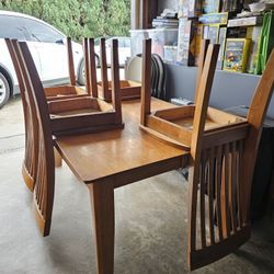 Dining Table Solid Wood 4 Seater