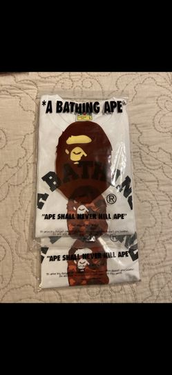 Bathing Ape Color Camo College Tee Sz. XL