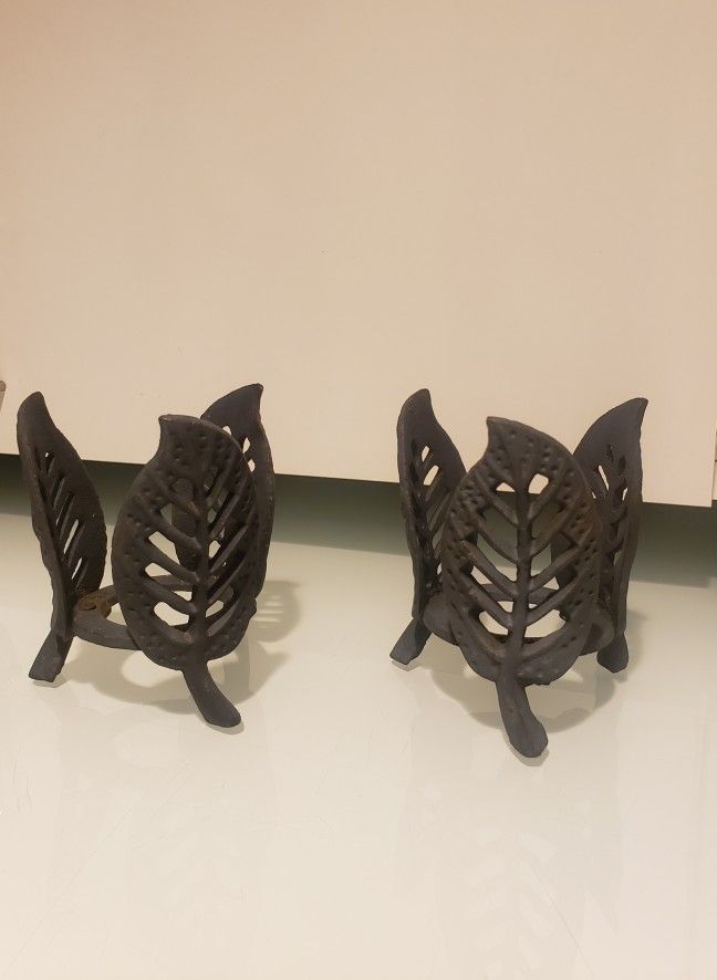 Cast Iron Candle Holders