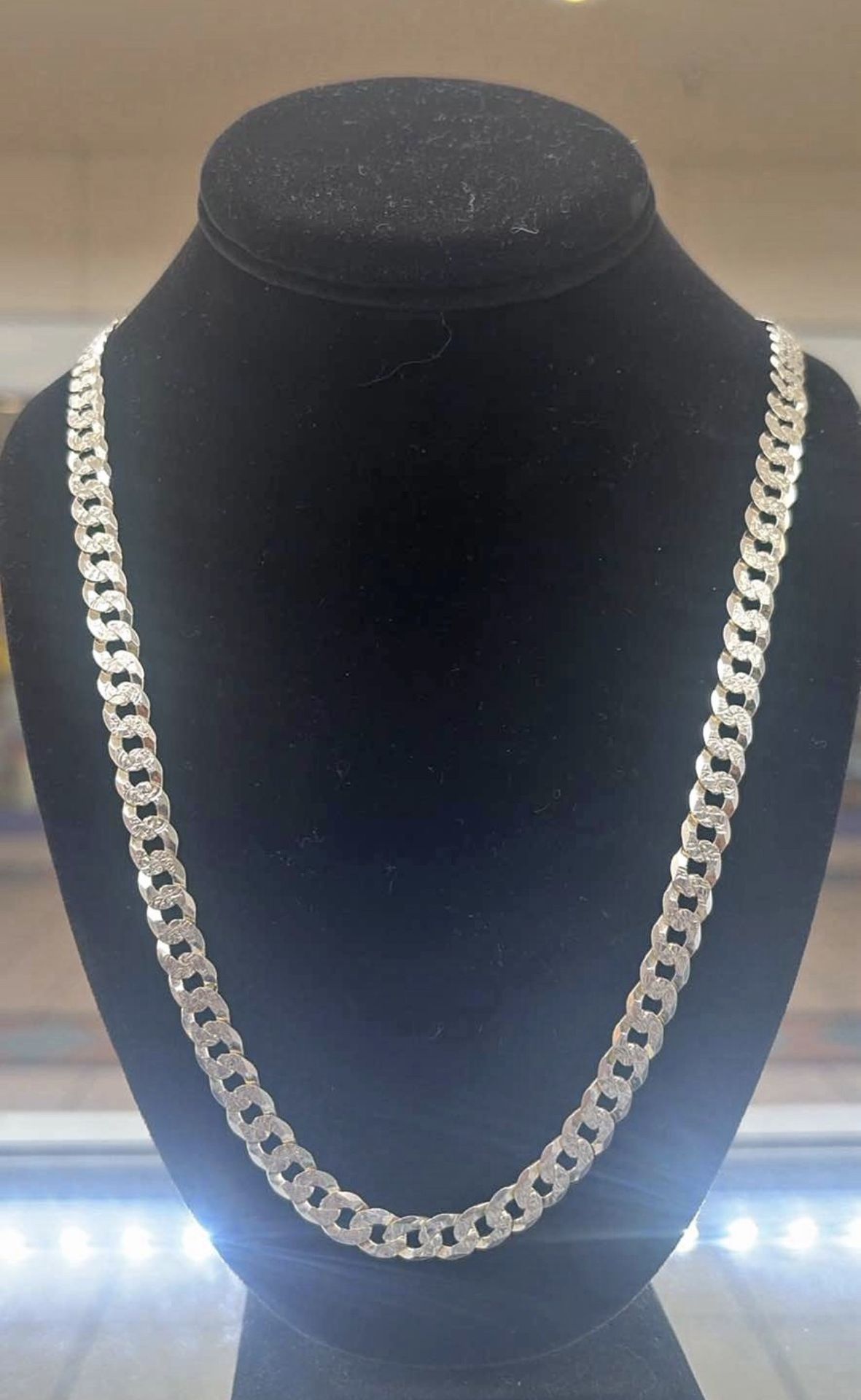 925 Silver Curb Link 7mm