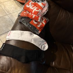 Supreme Socks, Firm On Price One Pack Comes With White And Black