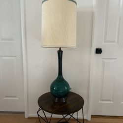 Vintage Green Emerald Lamp