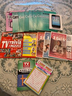 37 Brand New Puzzle Books (Sudoku,  Crosswords,  Cryptograms & More) - All New