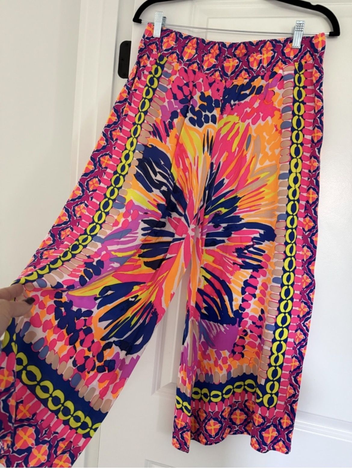 Lilly Pulitzer Neon Floral Pants Pink 🩷