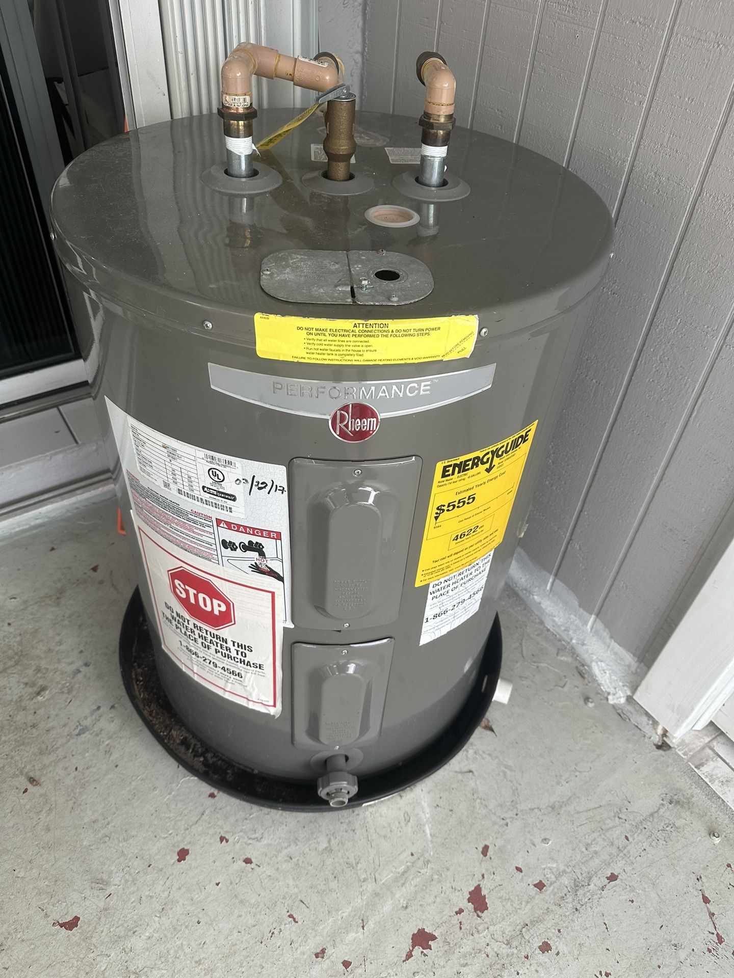 Rheem Water Heater 38 Gallons