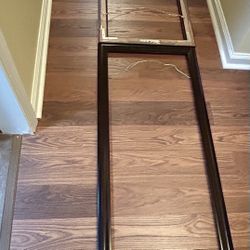 Two Large Dark Brown Picture Frames