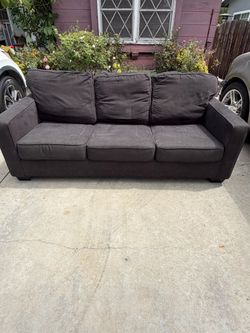 $200 OBO – Charcoal Gray 3-Seat Sofa / Couch
