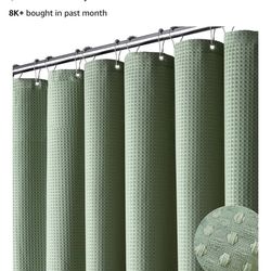 Shower Curtains for Bat & Plastic Shower Liner Clear